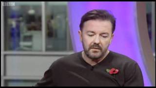 Ricky Gervais on The One Show - Nov 2011 - Part One