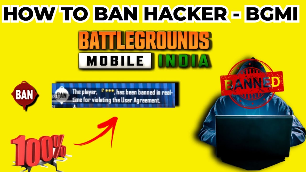How To Ban Hacker - BGMI Live Proof 💯 Working Tricks #greeb #hacker# ...