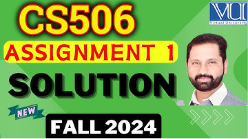 CS506 Assignment 1 Solution Fall 2024 || CS506 Assignment 1 Solved Fall 2024 by Abid Farooq Bhutta.