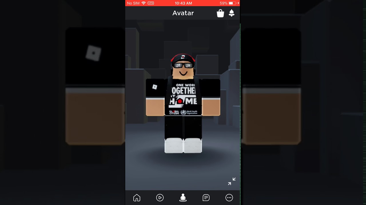 One World: Together At Home Roblox Avatar 