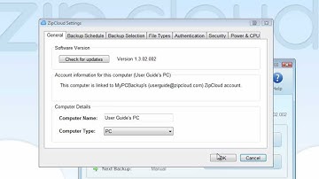 Zipcloud Tutorial: How to Check for Updates on a PC