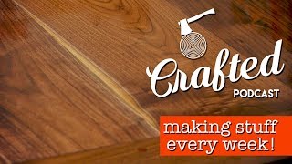 Crafted Podcast Episode #52 11-2-17
Now Known as Creators Collective What’s new/ what are we working on?
Zack: Fabtech Build, Leatherwork.
Johnny: New Kid! Last podcast.
James: Counter top, tool rack, a video a week
Q&A:
Mark Maunula:
I recently was able to get a couple hundred board feet of butternut. Looking at the tree identification, I see that it is a very soft wood. What type of projects would it be good for and what type of projects should I probably avoid? Thanks!
Tracy Keaton: I have a 1780s Chinese Calligraphy Scholar Cabinet that truly is in great need of some type of hydration! I am so afraid to touch it because it is so very thin. Could someone recommend something?
Evan Dunville : Im going to build a plane till really soon, any suggestions on the angle to use?
Metal & Grain: Have you explored making mini series for your channels? if so, which ones?
After Show:
Joke of the week
Jeff Gruff
What did the tree do when the bank closed? It started its own branch.
What’s new/what are we watching/reading?
Johnny: Chris Harris On Cars https://www.youtube.com/watch?v=9BuZmJmpTdk
James: Mortise and Tenon Magazine
Zack:
How to Draw: drawing and sketching objects and environments from your imagination - http://amzn.to/2zpZAgp
Favorite tool/product this week?
Zack: - Olfa 45mm Rotary Cutter - http://amzn.to/2hyLwXA
Johnny: Rockler Universal Drawer Slide Jig http://amzn.to/2z7i822
James: eggbeater drill. http://oldtoolheaven.com/hand_drills/drill.htm
Subscribe on iTunes! https://itunes.apple.com/us/podcast/crafted-podcast/id1165436419?mt=2
Crafted Podcast is hosted by:
Johnny Brooke of Crafted Workshop - https://www.youtube.com/user/craftedmagazine
James Wright of Wood by Wright - https://www.youtube.com/channel/UCbMtJOly6TpO5MQQnNwkCHg
Zack Herberholz of ZH Fabrications - https://www.youtube.com/channel/UCDdZMJDDpyvI9WJyY7IZP7w
Follow Crafted Podcast:
Instagram: http://instagram.com/craftedpodcast
Twitter: http://twitter.com/craftedpodcast
Facebook: http://facebook.com/craftedpodcast Crafted Podcast Episode #52 11-2-17