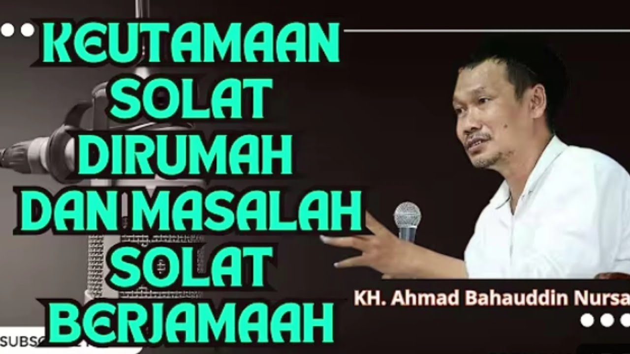 Ngaji Gus Baha Lebih baik Sholat di rumah apa berjamaah,,Gus menjawabnya 