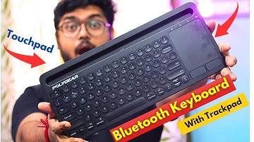 Bluetooth Keyboard with Touchpad ⚡PolyGear BTX5050