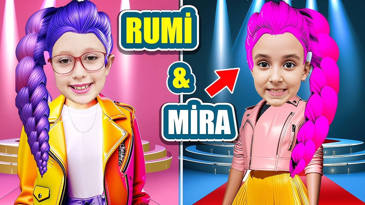 BAHAR K POP RUMİ OLDU BANU ALYA MİRA OLDU !! GİZEMLİ KOLYE TAKTILAR