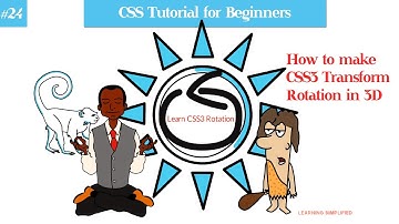 How to make rotate elements in 3d using  css3 transform animation: Css3 Animation for Beginners