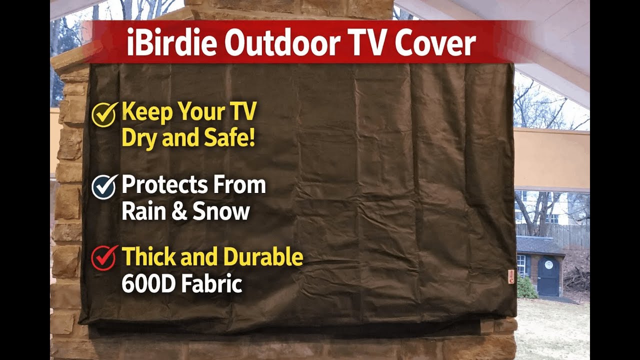 Обзор чехла для уличного телевизора iBirdie - идеальная защита от непогоды для телевизоров на тер...