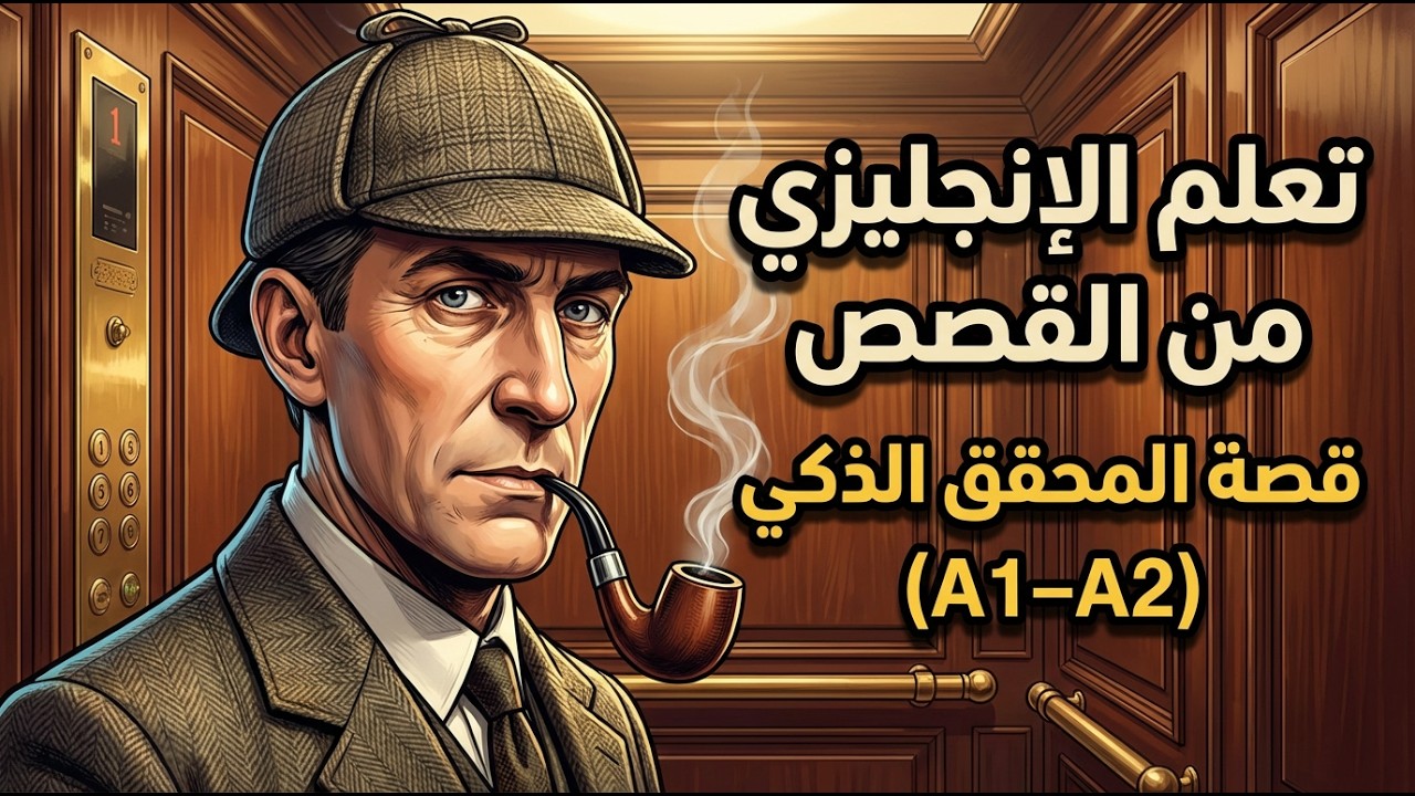 قصة غموض بالإنجليزية للمبتدئين | The Case of the Vanishing Visitor | تعلم الإنجليزية من خلال القصص