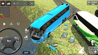 😍😯 BUS SIMULATOR INDONESIA ll new euro coach bus simulator indonesia ll new euro trock #bus #gaming screenshot 4