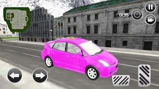 New York Taxi Duty Driver : Pink Taxi Games || Car Racing Games || Car Games || Taxi Games 3D screenshot 1