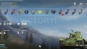 Chi-he gameplay get mastery badge ace tanker #ghazi_fagh #wotblitz 