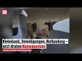 Chaos im Flugzeug: Passagier gefesselt und wegen Ausrasters angeklagt