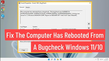 Fix The Computer Has Rebooted From A Bugcheck Windows 11/10