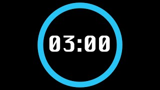 3 Minute Timer - 4K 60 FPS