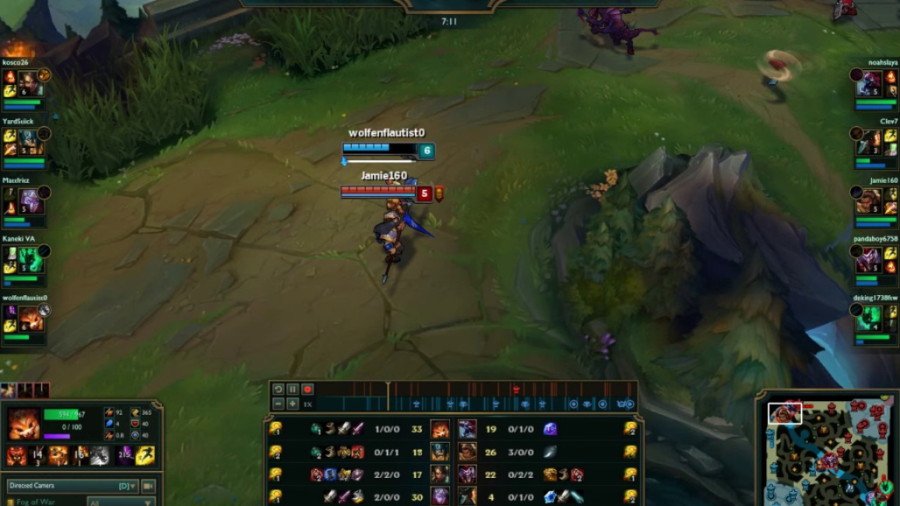 League of Legends Replay Directed Camera View YouTube