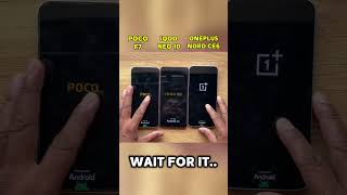 POCO F7 vs iQOO Neo 10 vs OnePlus Nord CE6 – BOOT TEST ⚡ Which is Fastest? 😱
