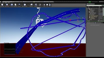 Unreal Engine 4 Niagara Draw SplineComponent