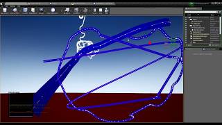 Unreal Engine 4 Niagara Draw SplineComponent