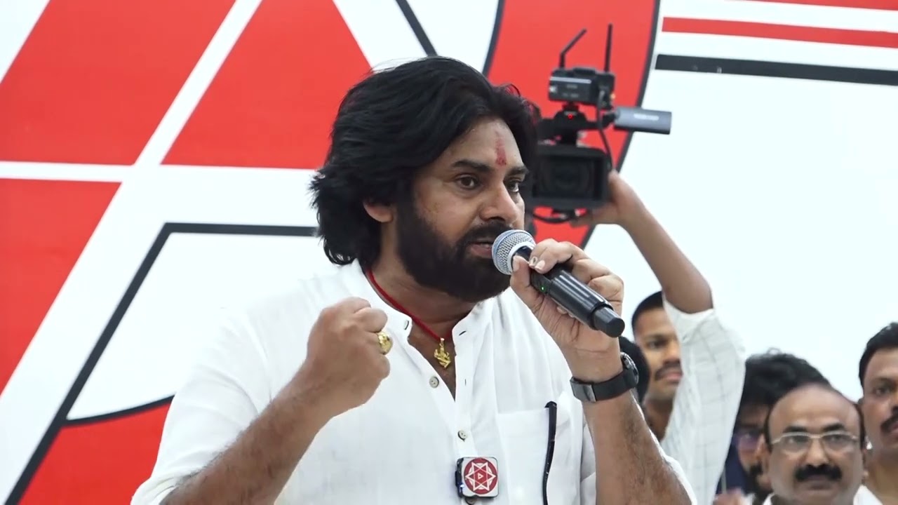 మంగళగిరి జనసేన పార్టీ కార్యాలయంలో జనసేనాని విజయోత్సవ ప్రసంగం || JanaSena Party