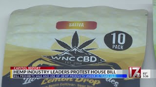 NC hemp industry leaders protest House Bill 328