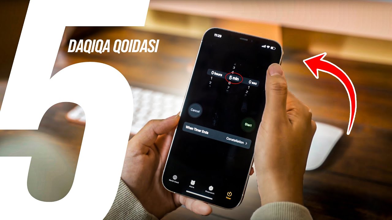 5 daqiqa Qoidasi Matt D'Avella YouTube