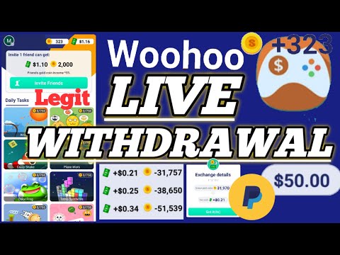 Woohoo legit earning app 2022|LIVE WITHDRAWAL|Full tutorial Paano kumita easy money|misisj 7