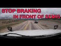 A Day in The Life of an American Truck Driver - Road Rage, Brake Check, Car Crash, Instant Karma USA