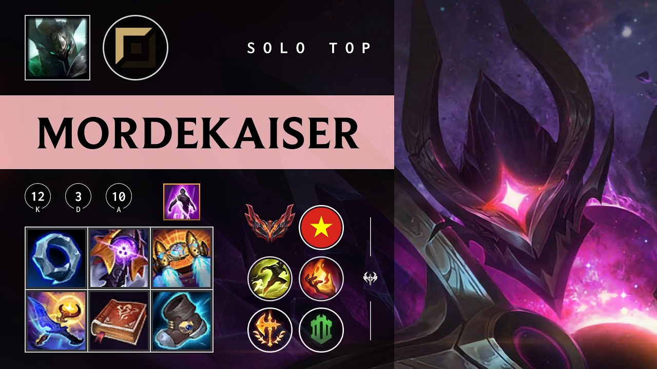 Mordekaiser Top vs Akali - VN Grandmaster Patch 26.03