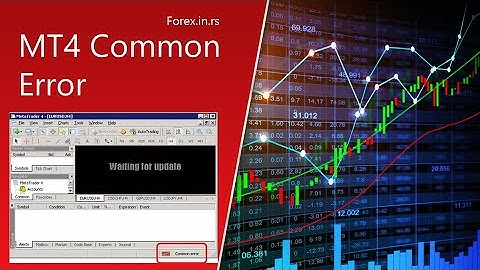 How to fix Metatrader 4 Common Error?