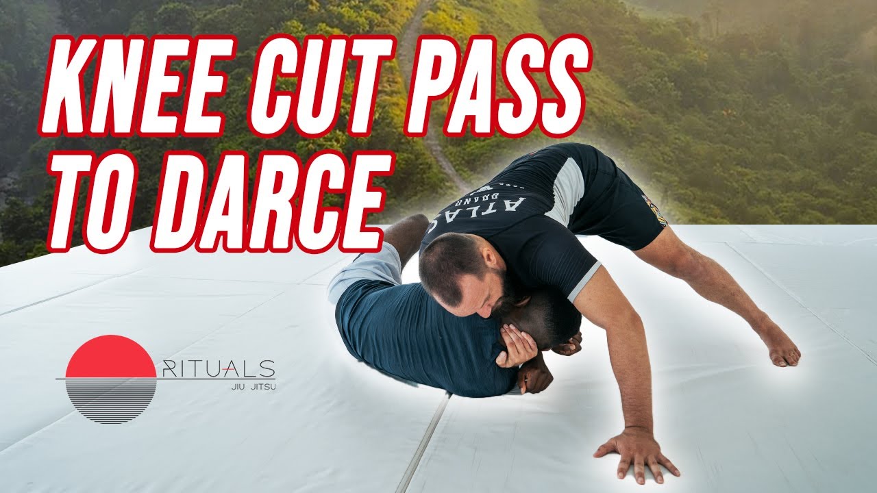 Knee Cut Pass to Darce Choke for No Gi BJJ - YouTube