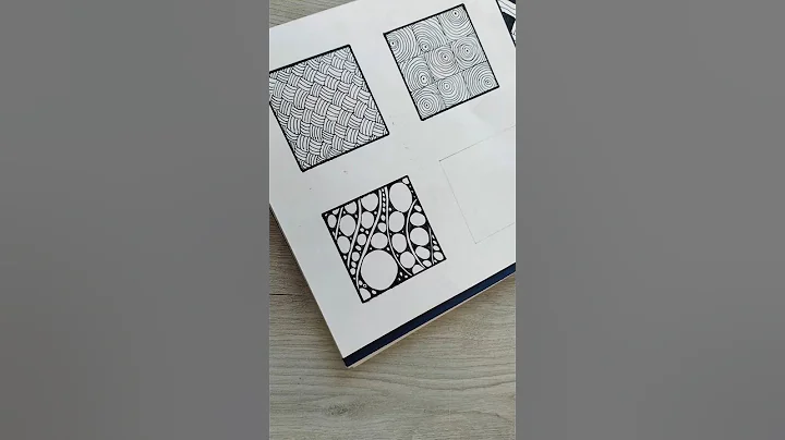 4/6 Easy way to make difficult zentangle/ zentangle pattern  #doodle #zentangle #viral #easy