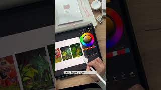 How to collect a color palette in Procreate?