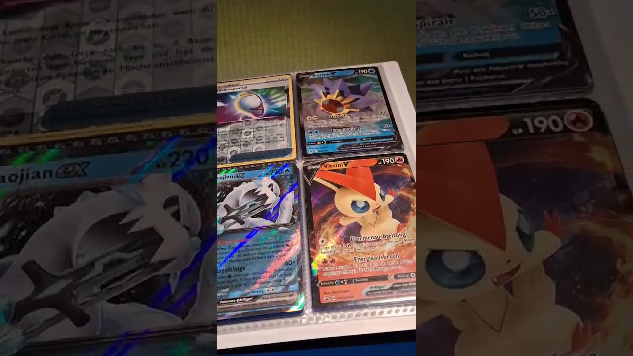 Ich zeige meine Pokemon-Kartensammlung und Weiteres
