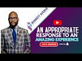 An Appropriate Response to an Amazing Experience | Corrie Shull