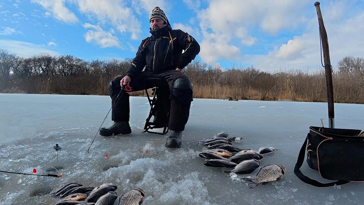 ТАКЕ БУВАЄ РАЗ НА РІК! КАРАСІ, що не влазять у лунку. ЗИМОВА РИБОЛОВЛЯ 2026 /Always with Kruchkoff