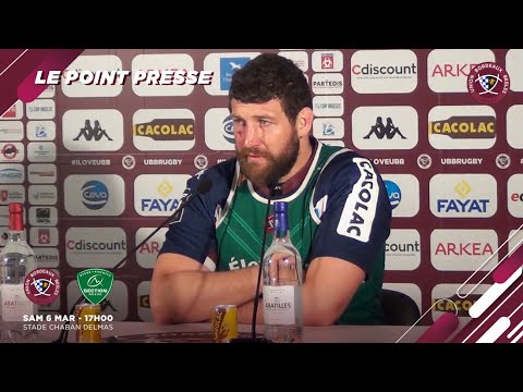 Aperçu de la vidéo « Le point presse après UBB - Pau »