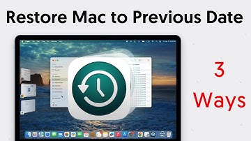 How to Restore Mac to Previous Date with/without Time Machine