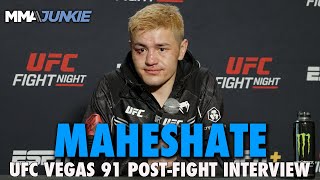 Maheshate Confident in Scoring of Split Decision Win Over Gabriel Benitez | UFC on ESPN 55