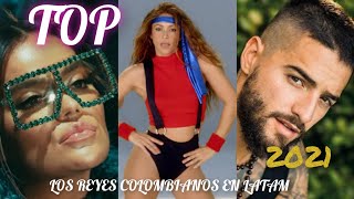 LOS 10 CANTANTES MÁS FAMOSOS EN COLOMBIA 2021