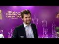 Magnus Carlsen: &quot;I&#39;m just happy to have won overall!&quot;