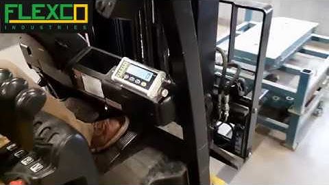 Flexco Forklift Scale Demonstration