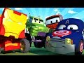 La Super Patrouille -  Spécial Avengers - Les Avengers sauvent Jérémy - Dessin animé de camions