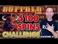 🦬 $100 Spins Challenge On Buffalo Cash 🦬