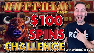 🦬 $100 Spins Challenge On Buffalo Cash 🦬