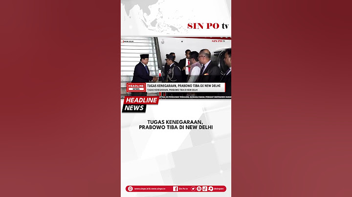 Tugas Kenegaraan, Prabowo Tiba Di New Delhi