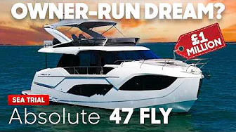 No Crew? No Problem. You Can Run This 50ft Yacht Solo! - Absolute 47 Fly Test, Tour & Review