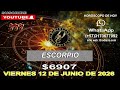 Horóscopo De Hoy 💛 Escorpio 💛 12 de Junio De 2026 Amor + Salud ♈♉♊♋♌♍♎♏♐♑♒♓