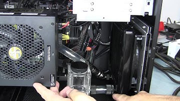 Lian Li PC-Q08 Water Cooled HTPC Build Log - Part 4 - Build Part 3