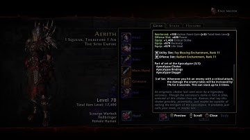Very high dps warlock build with rotation mod 14