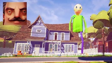 Hello Neighbor - My New Neighbor BIG Baldi Act 2 Gameplay Walkthrough